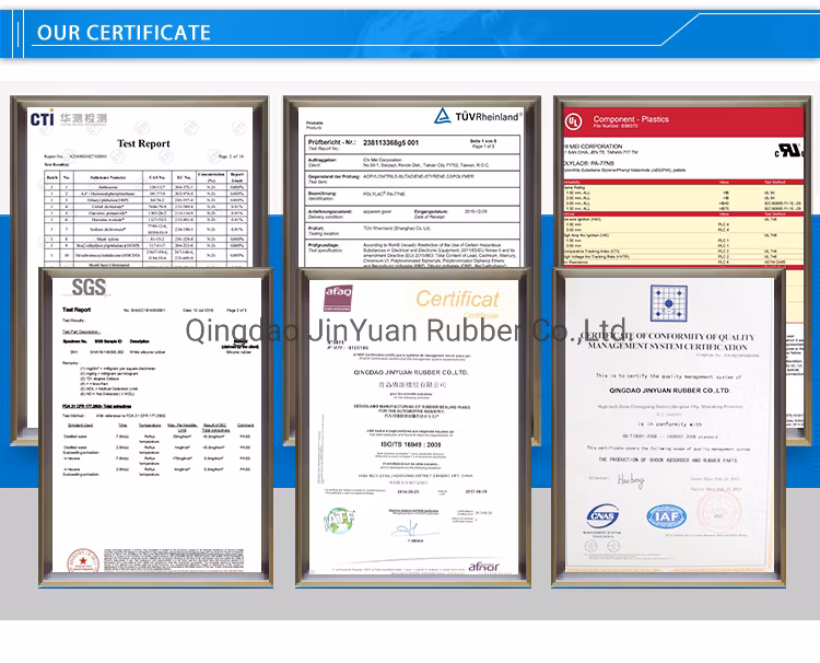 Custom Vibration Isolation Rubber Block for Elevator Damping