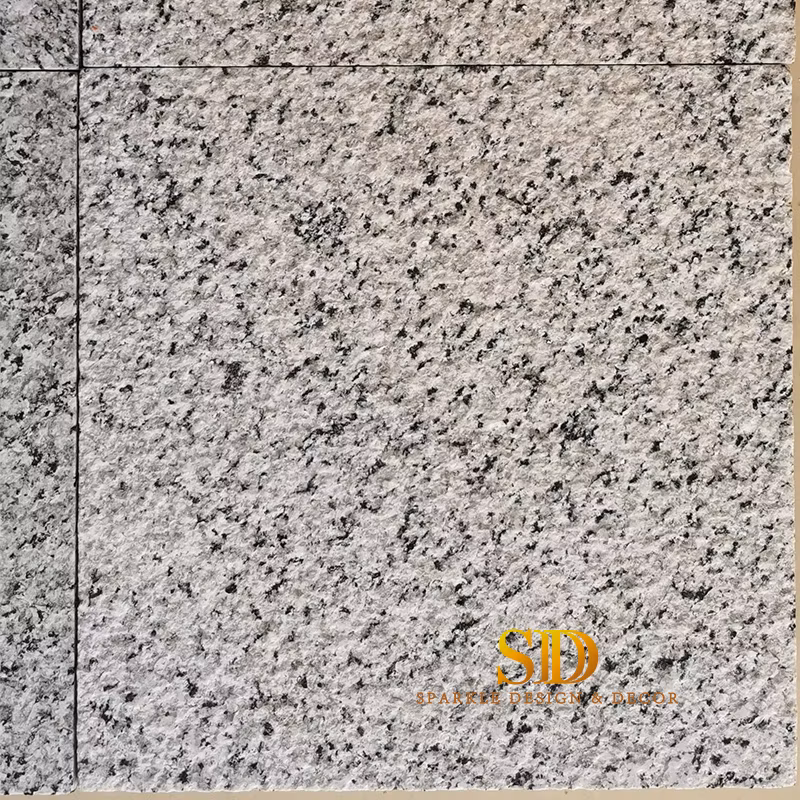 China Grye Granite Tiles for Sale Natural Granite Tiles with Flamed Surface for Outdoor Floor Decoration