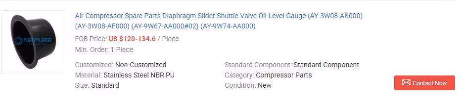 Compressor Spare Parts 9270025p Replace Rubber Vibration Isolation Intake Hose Seal Valve Cover (59022630) (59000020) (59020931) (59000371)