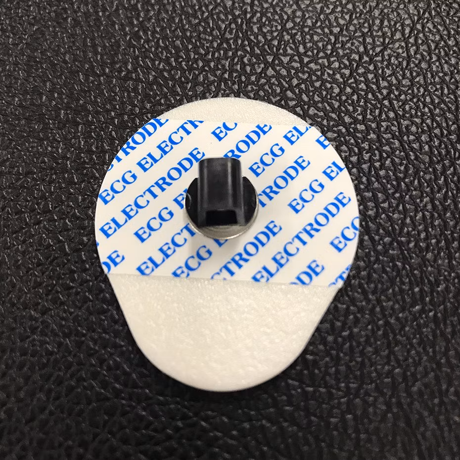 Fábrica de bayas de venta caliente Medmount Electrodos de monitoreo ECG desechables adhesivos no tejidos para adultos y niños