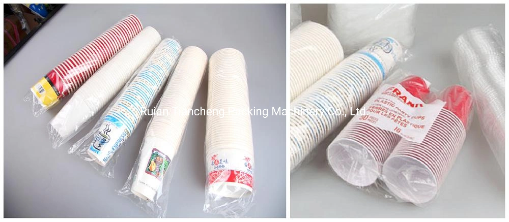 Factory Disposable Paper Cup Plastic Coffee Salad Bowl Yogurt Cup Packing Making Forming Pillow Printing and Punching Machine