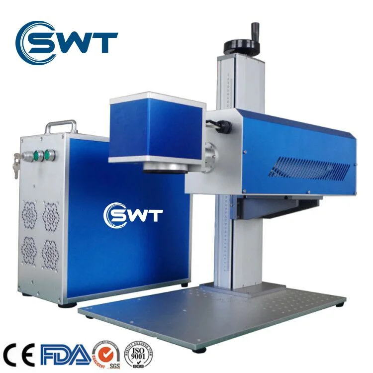 Production Line Flying 30W CO2 Laser Marking Machine Expiry Date Batch Code Laser Printer for Plastic Bags Cable Wire Pet Bottle