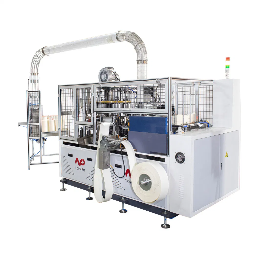 High Speed Ice Cream Paper Cone Sleeve Making Machine From Toppro