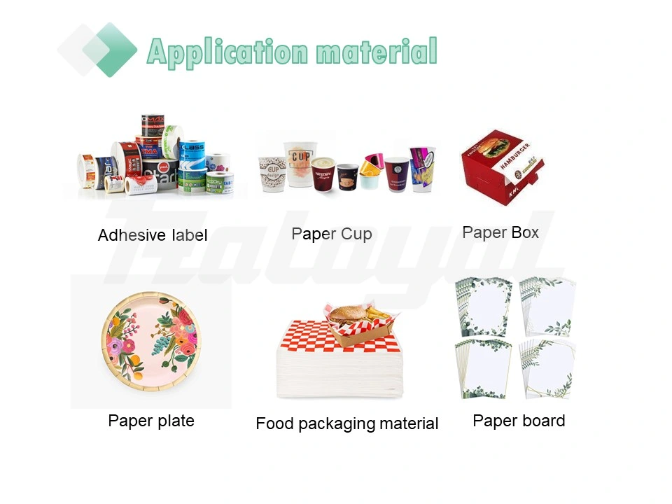 4-Color Plastic-Advertising Oil Painting Paper Cup Tape Self-Adhesive Label Flexo Printing Machine