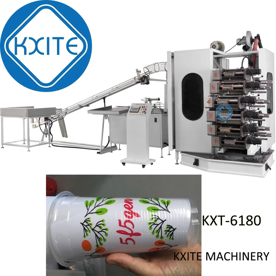 -Six Color Plastic Cup/Bowl Offset Printing Machine