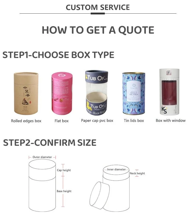 Cardboard Paper Cosmetic Container Shaker Paper Tube for Loose Powder Dry Hair Shampoo Powder Packaging