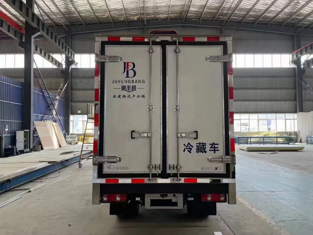 Foton Gasoline 0.5t-1ton Smaller Refrigerated Truck Ice Cream Refrigerator Car Fresh Meet Sea Food Yogurt Refrigeration Truck SKD Freezer Body