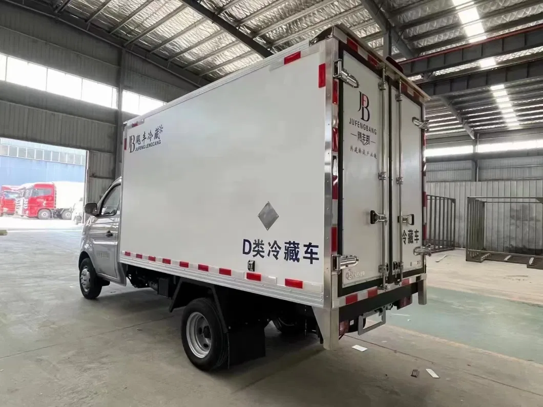 Foton Gasoline 0.5t-1ton Smaller Refrigerated Truck Ice Cream Refrigerator Car Fresh Meet Sea Food Yogurt Refrigeration Truck SKD Freezer Body