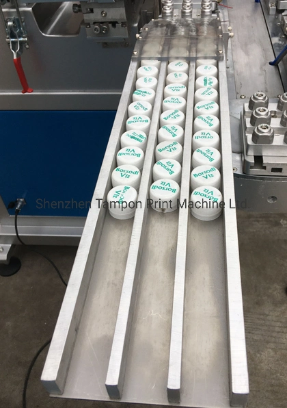 Automatic 4 Colors Bottle Caps Pad Printing Machinery