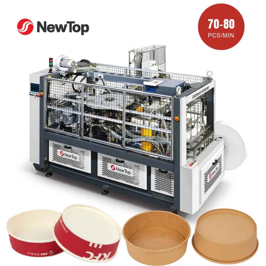 Beverage Without Logo Printing Newtop / New Debao Ice Cream Paper Cup Machine