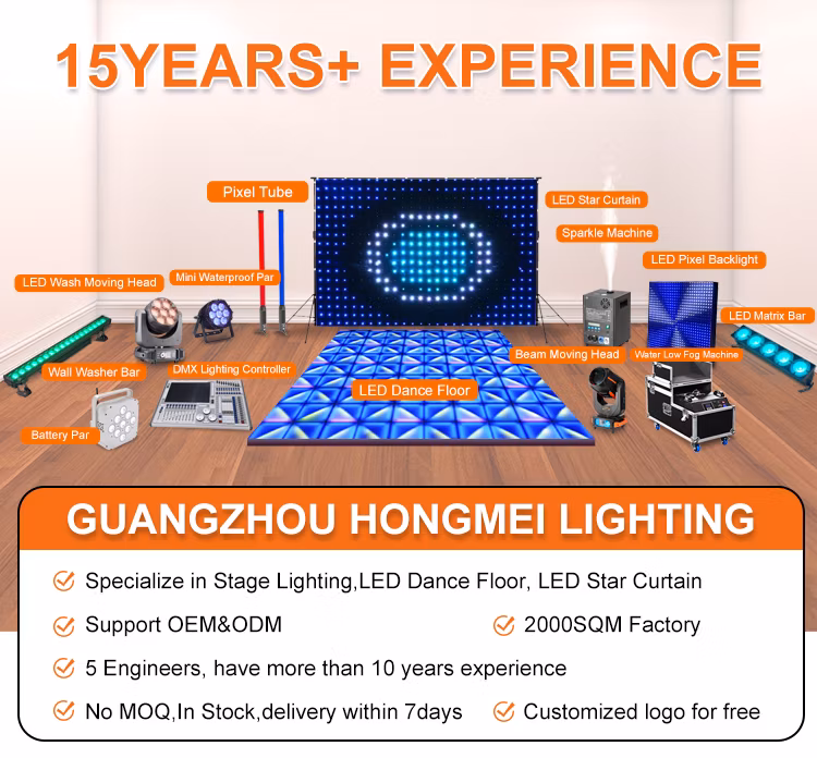Best Suppler Flexible RGB 3in1 Full Color Glittery LED Curtain