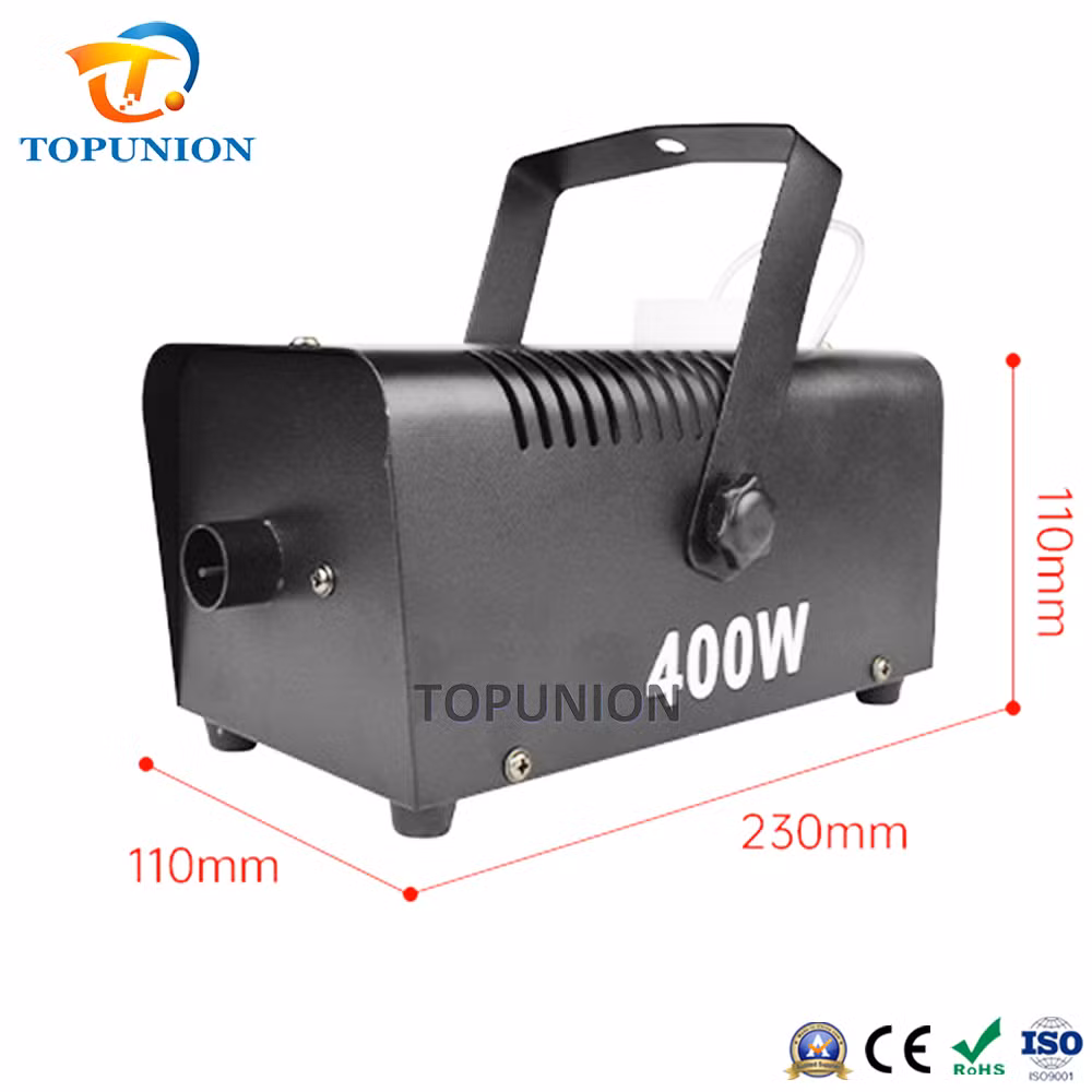 400W Mini Fog Machine RGB Colorful Small Power Smoke Machine Stage DJ Effect Equipment LED Fog Smoke Machine