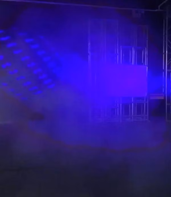 DMX512 600W Double Fog Machine, Haze Machine, Professional Stage Lighting Equipment