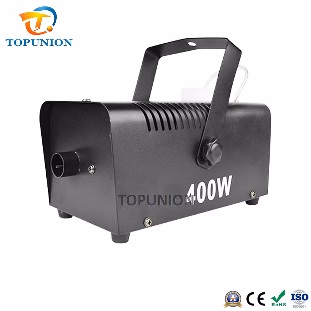 400W Mini Fog Machine RGB Colorful Small Power Smoke Machine Stage DJ Effect Equipment LED Fog Smoke Machine