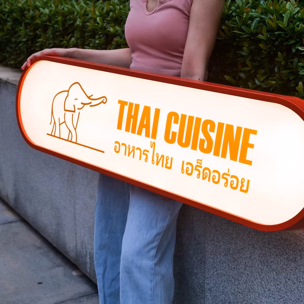 Personalized Custom Advertising Lightbox - Multiple LED Backlight Options