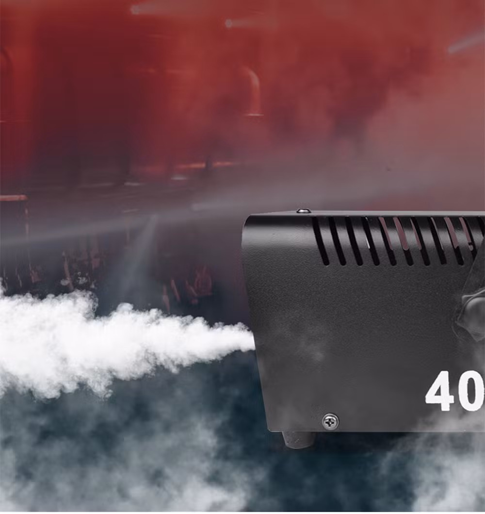 400W Mini Fog Machine RGB Colorful Small Power Smoke Machine Stage DJ Effect Equipment LED Fog Smoke Machine