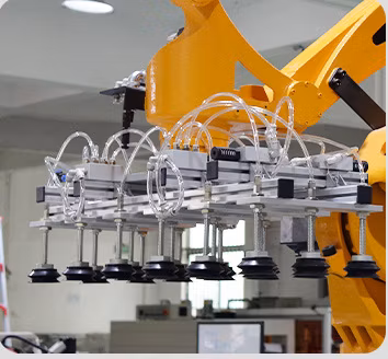 Full Automatic Robot Arm Palletizer for Sale Multi Function Robot Palletizer Carton Erector Machine
