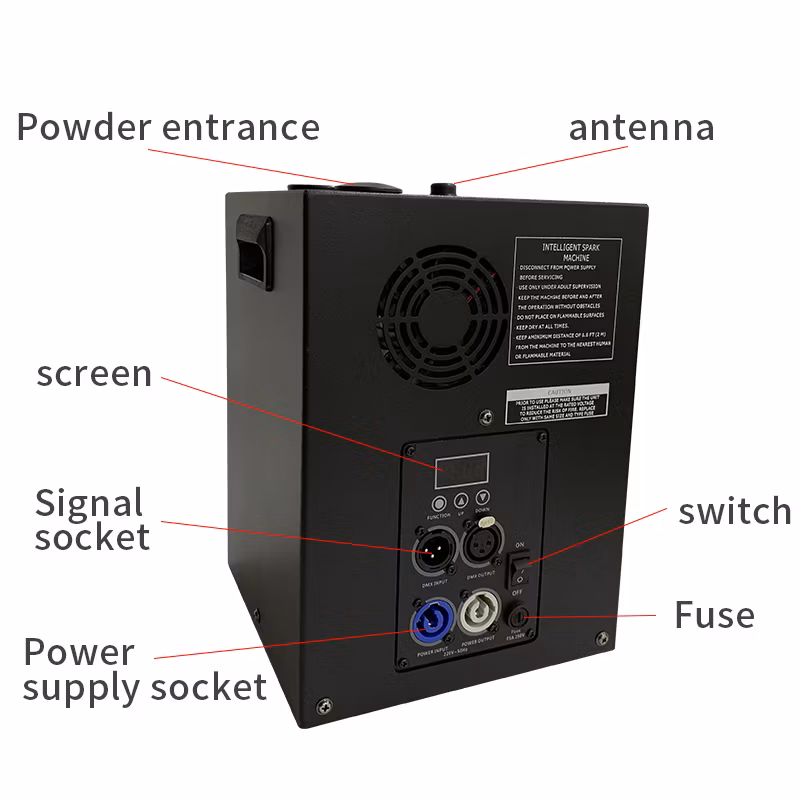 EU Stock 400W Wireless Remote Cold Spark Machine Spark Fireworks