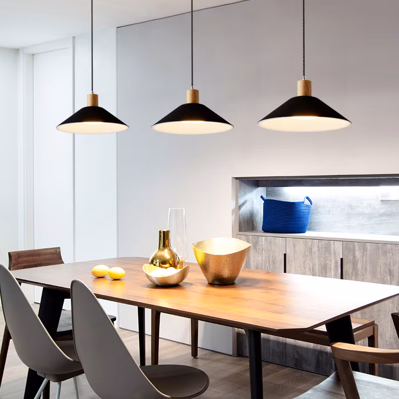 Luxury Hotel Modern Lighting Pendant Lamp Creative Design Pet Felt Circular Acoustic Light up Down Pendant Light for Office