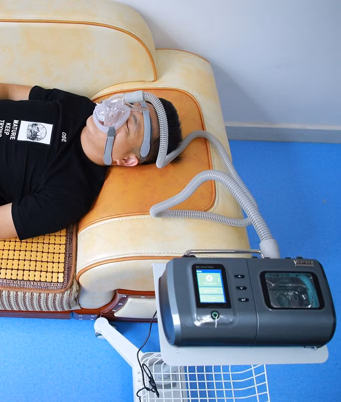 Bipap Ventilator Bpap Therapy Machine for Smoker Patient with Pneumonia in Bipap Therapy