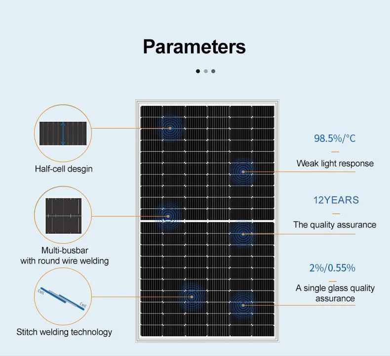 Solar Panel 550 Watt Mono Solar Panels 540W 550W Photovoltaic Panel