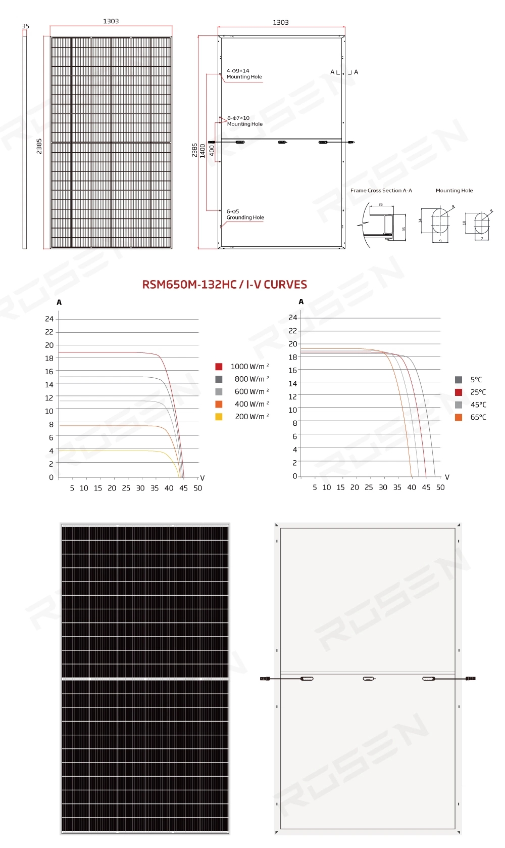 Solar 132cells 12bb Mono Solar Panel 700W Half Cut Perc Solar Panels 700 Watt