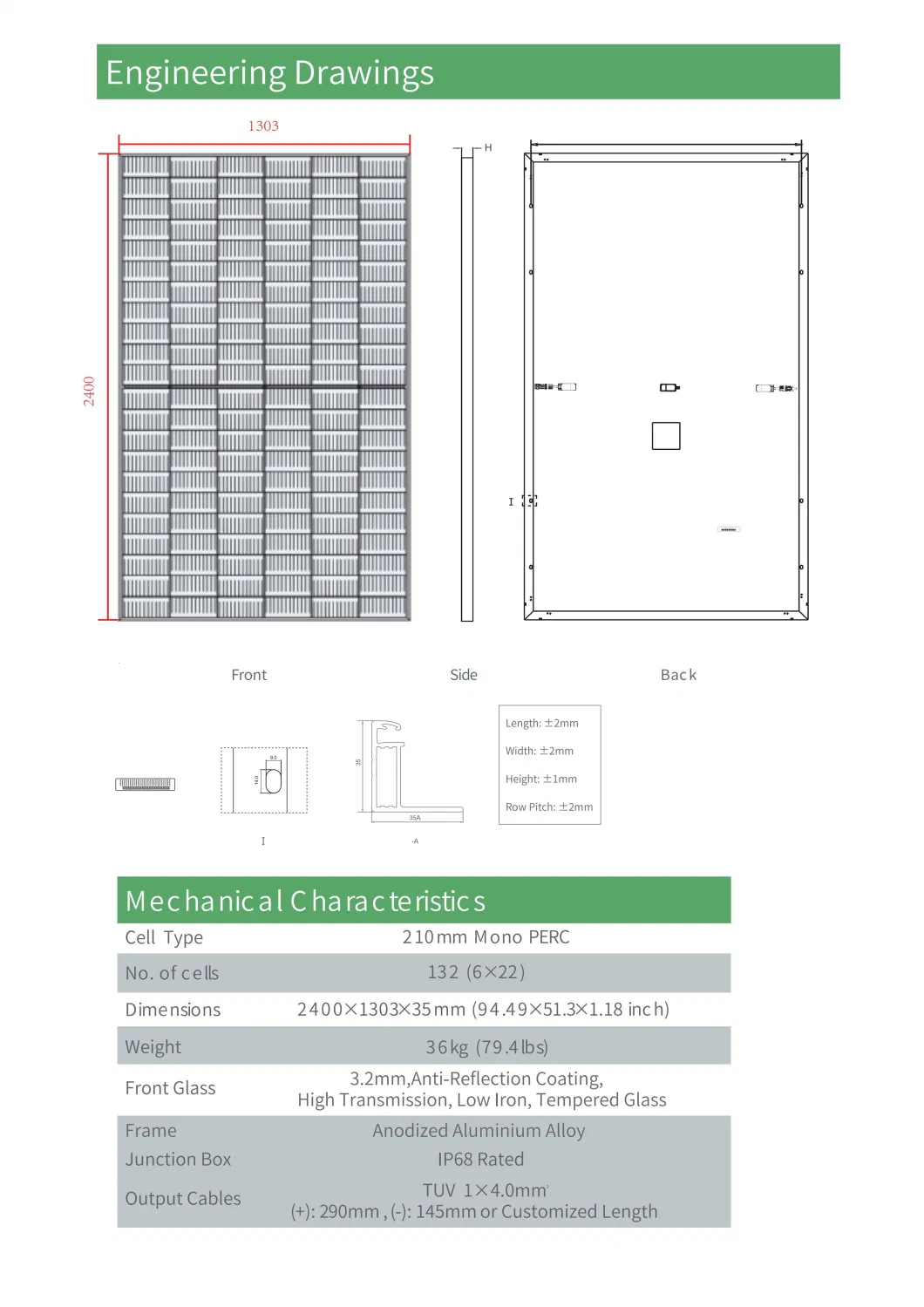 700W Biggest Power 25 Years Warranty Half Cell PV Solar Power System Monocrystalline Solar Panel Together with Solar Battery Bank TUV CE ISO IEC