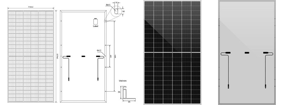 Solar Energy Panels N Type Topcon 550 Watts High Efficient Mono Photovoltaic PV Module 540W 550 W 560W Black Solar Panels