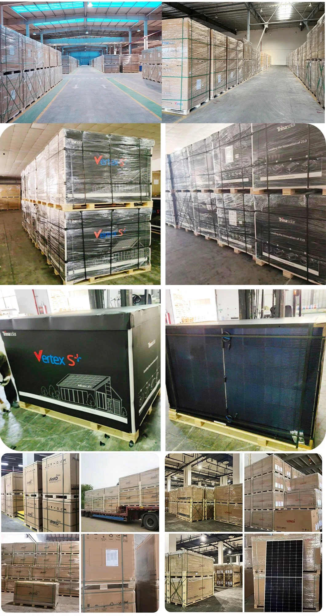 Longi Hi-Mo6 Solar Modules Longi Solar 540W 545W 550W 555W 560W Mono Solar Plates 550 Watt Stock Solar and Photovoltaic Panels