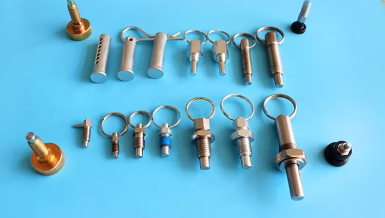 Customized Stainless Steel 304 Gripper Indexing Pin Threaded Spring Knob Plunger Positioning Stud Positioning Pin