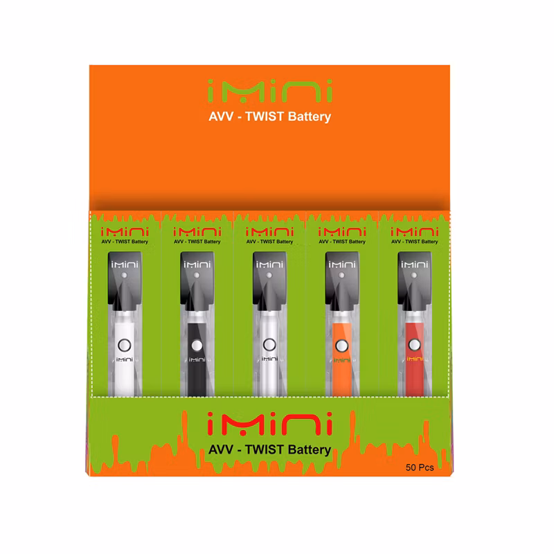 Hottest Imini 510 Thread Cartridge Vape Pen Battery Preheating Disposable Vape Pen Battery Us Canada Japan Variable Voltage E Cigarette 510 Thread Battery