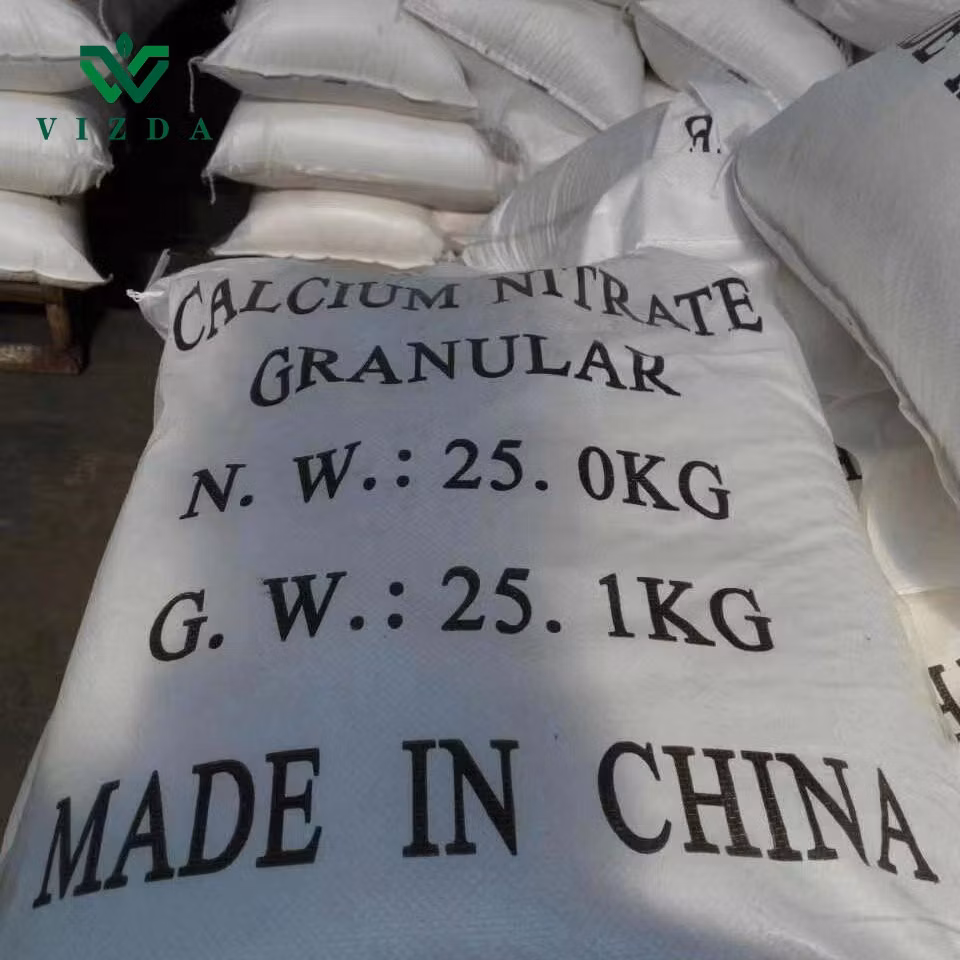 Agricultural Grade Nitrate Nitrogen Calcium Rich Fertilizer Calcium Nitrate Granule