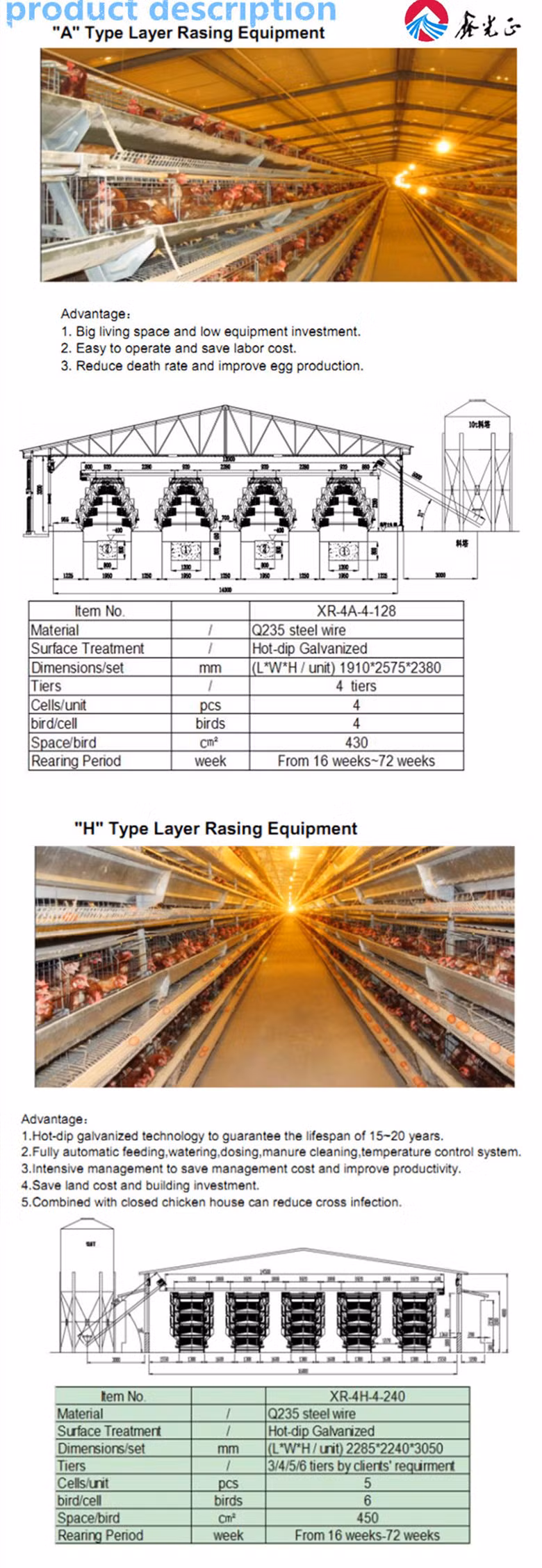 Poultry Equipment/Chicken House Equipment/ Poultry House Complete Farming System