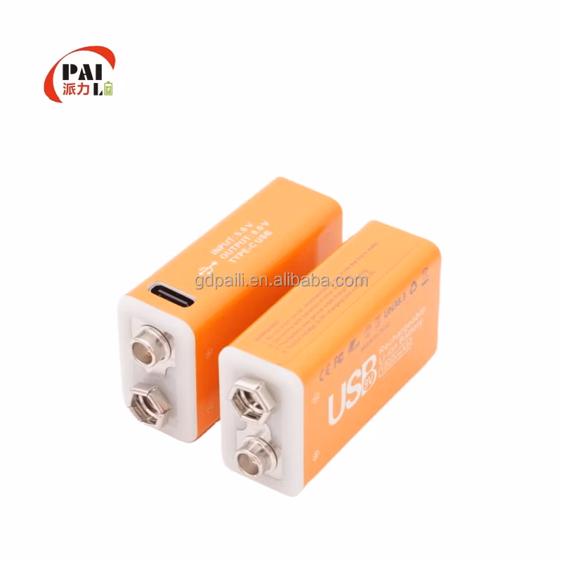 9V 500mAh USB Type-C Li-ion Battery Pack Ncm/Ncm Anode Material Lco Cell Golf Carts Power Tools Toys Boats-Manufacturer Direct