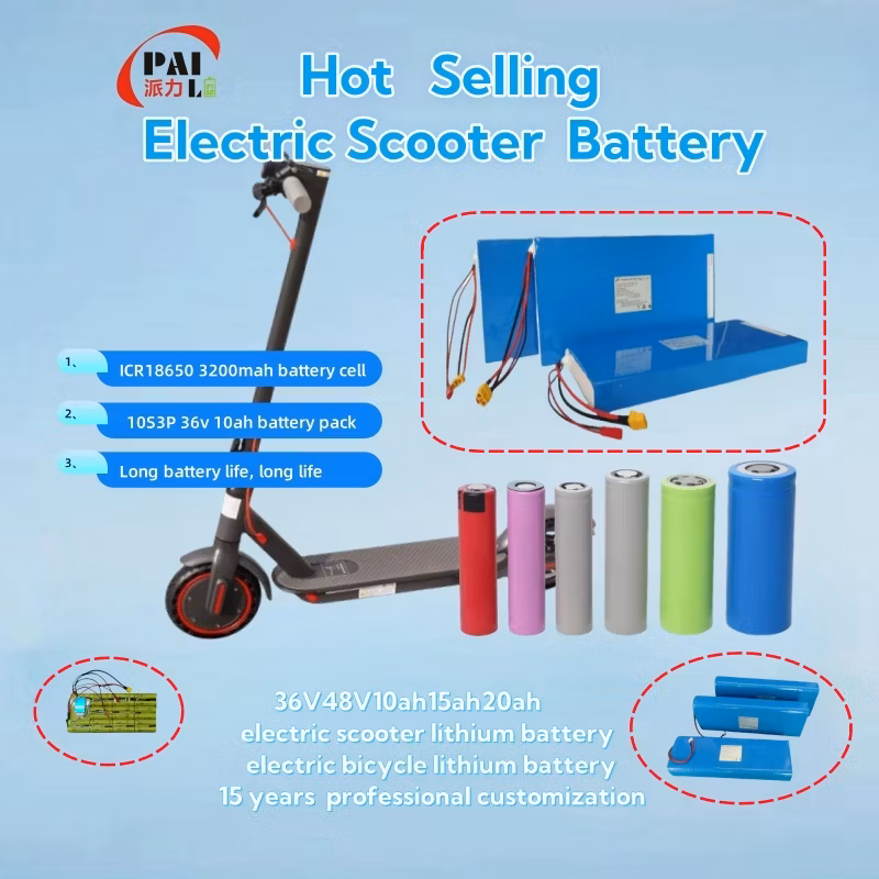 ODM OEM Built-in BMS Long Life 18650 Lithium Ion Batteries 12V 10ah Deep Cycle for E-Bike