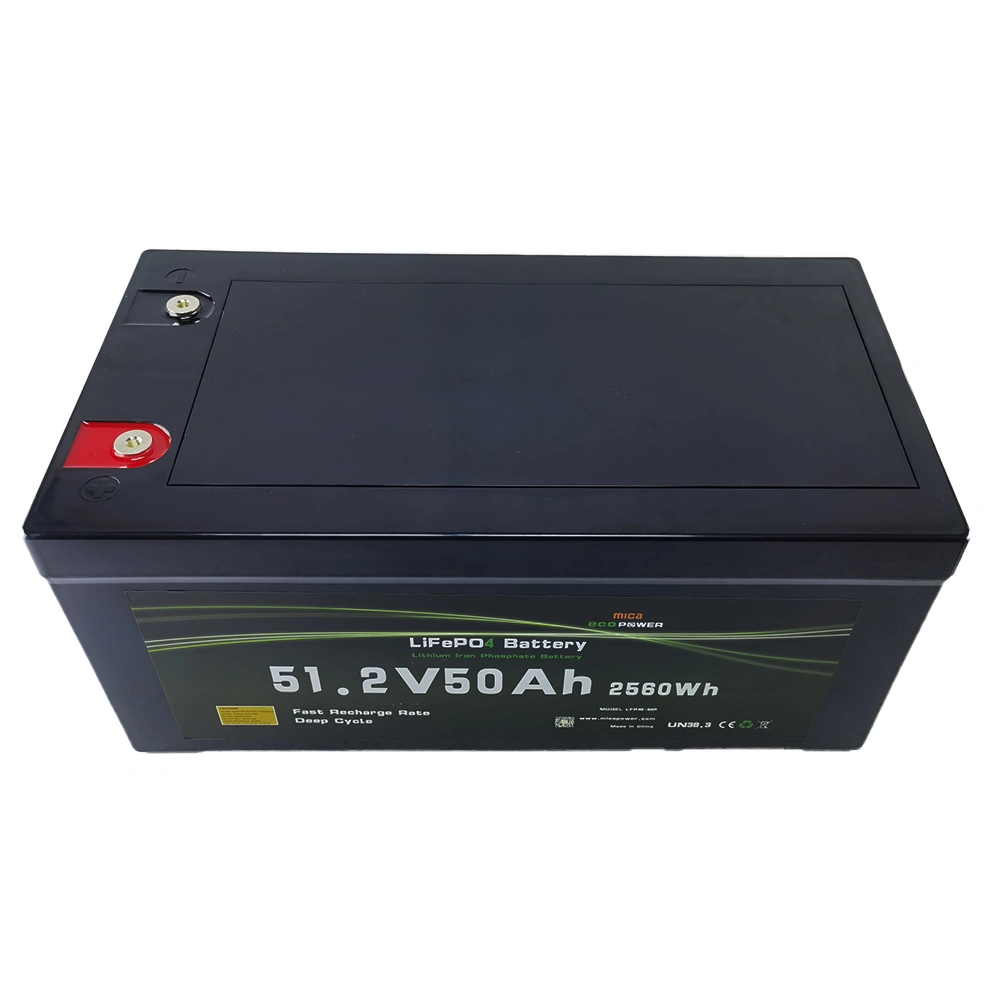 OEM Rechargeable LFP Battery Car Battery 48V LiFePO4 Battery Lithium Ion Battery Batterie for Solar Energy Golf Cart Discharge Voltage with CE Un38.3 MSDS