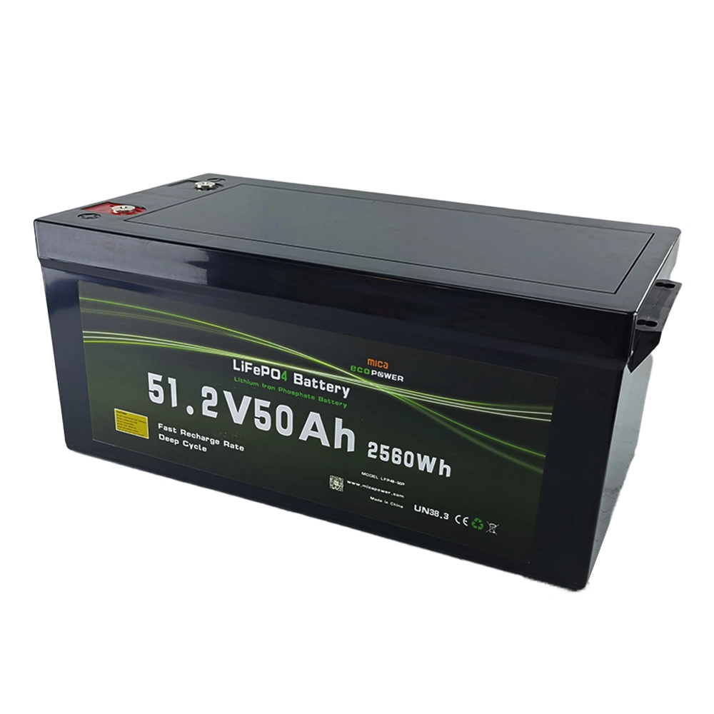 OEM Rechargeable LFP Battery Car Battery 48V LiFePO4 Battery Lithium Ion Battery Batterie for Solar Energy Golf Cart Discharge Voltage with CE Un38.3 MSDS