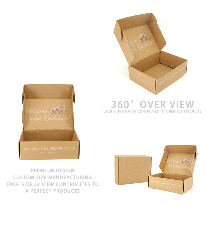 Ready to Ship Big Orange Folding Paper Box Package for Boys&prime; Sweatpants