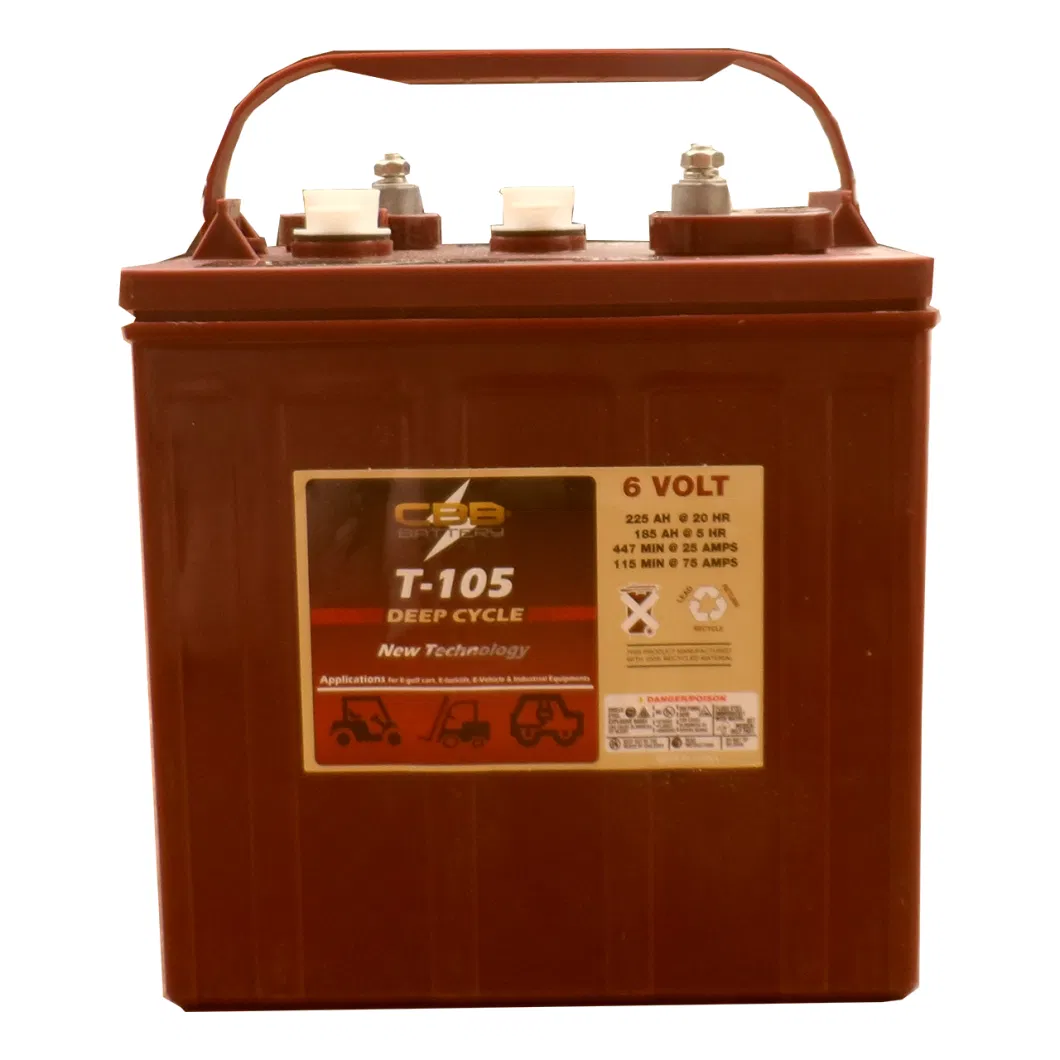 China A Grade Golf Cart Power Battery Model 4-Evf-150 8V150ah Gel Type