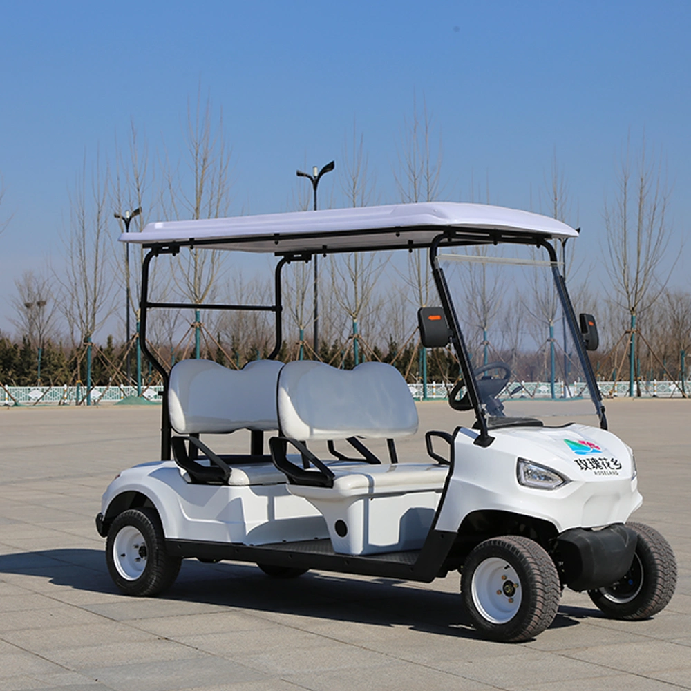 Battery Powered 2 4 6 Passenger Seats Electric Utility Cargo Golf Cart Truck with Long Range