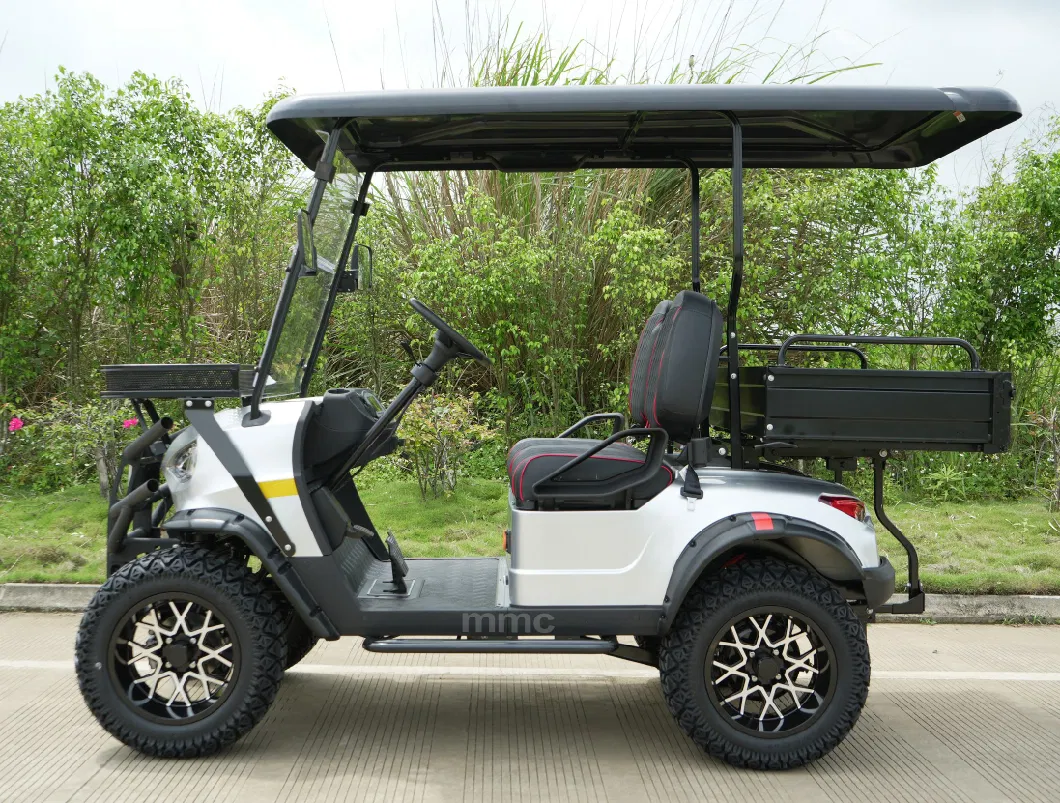 MMC Brand Multifunction 2 Seater Solar Panels Golf Cart Lithium Battery Intelligent Operated Rear Cargo Box Electric Golf Carts