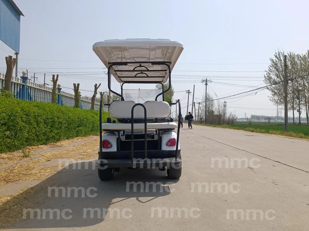 MMC Brand New 4 Wheel Electric Golf Cart 60V Lithium Battery Mobility Scooter 3 Rows of 6 Seats Electric Car