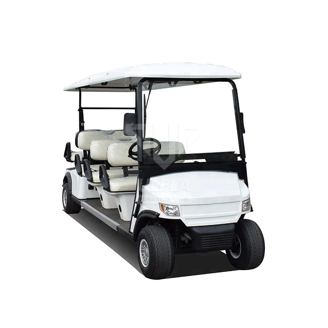 Ulela Nearest Golf Cart Dealer 30% Max Driving Slope High End Golf Cart China 8 Seater Golf Power Cart