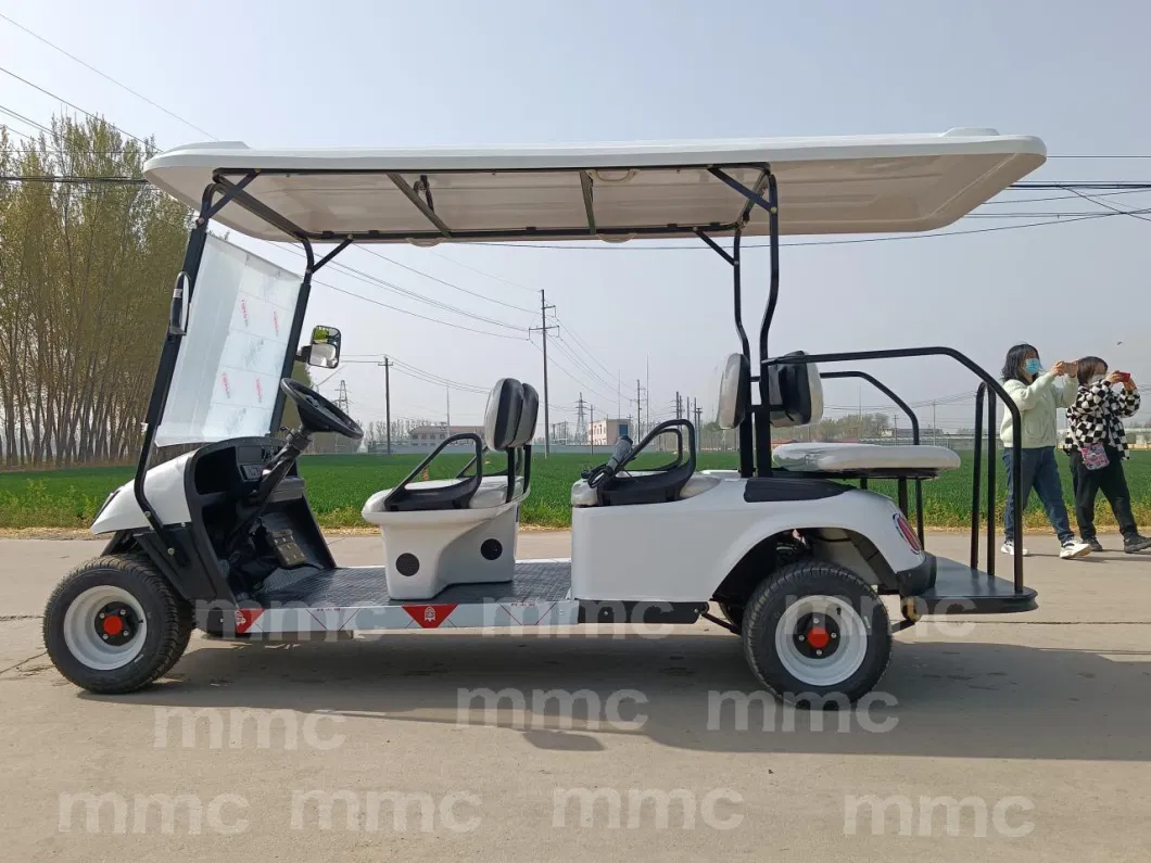 MMC Brand New 4 Wheel Electric Golf Cart 60V Lithium Battery Mobility Scooter 3 Rows of 6 Seats Electric Car