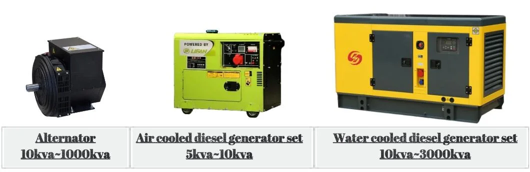 3kw 5kw 6kw 7kw 8kw 9.5kw 10kw 12kw Diesel Silent Generator Power 10 kVA