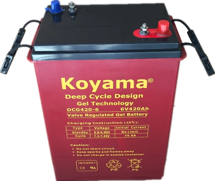 China A Grade Golf Cart Power Battery Model 4-Evf-150 8V150ah Gel Type