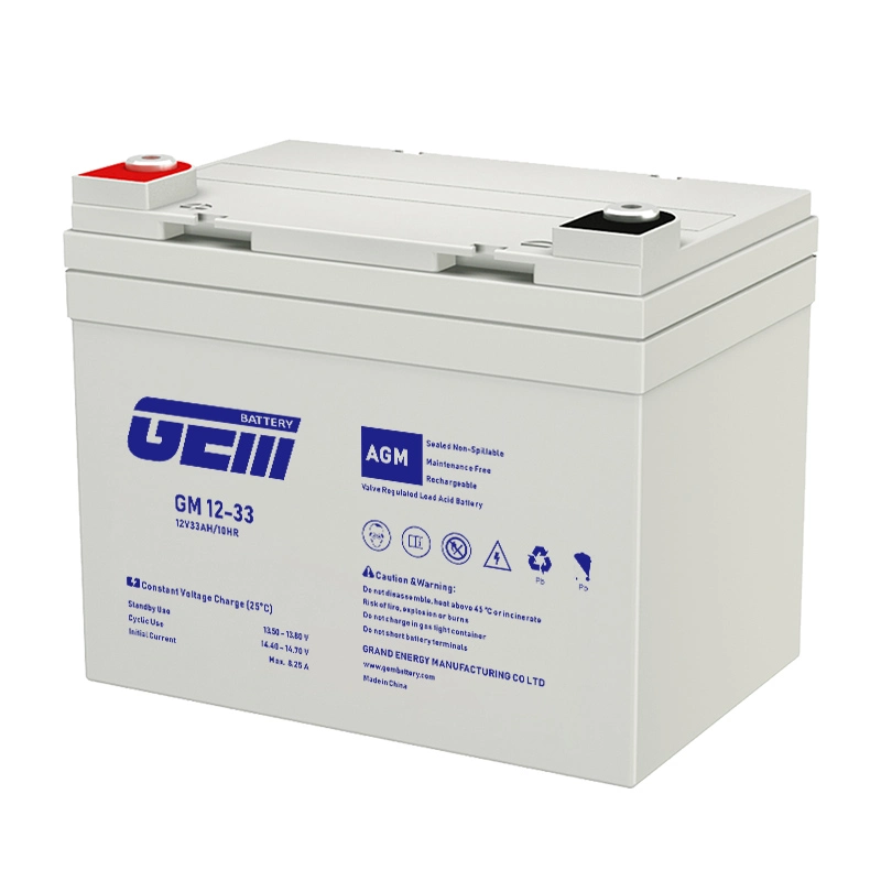 GEM 12V33ah Rechargeable Sealed Lead Acid Battery for Electric Wheelchair/Electric Scooter/Golf Cart