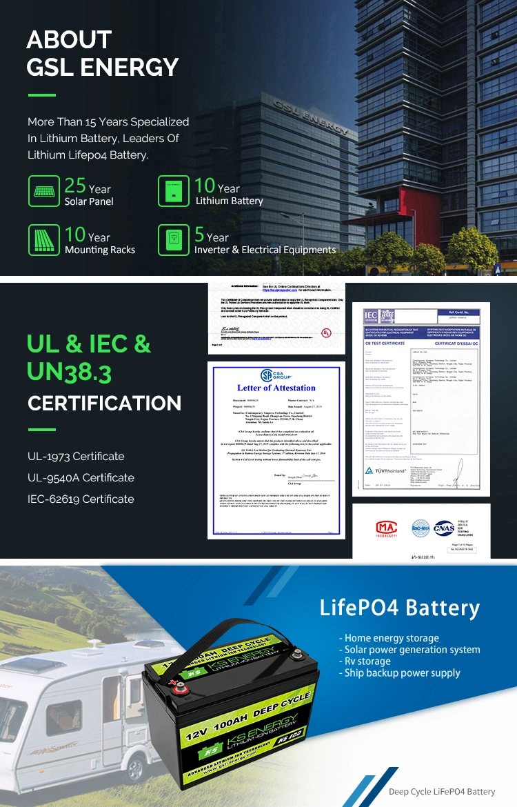 Fast Charging LiFePO4 12V 100ah 200ah 300ah Lithium Ion Electric Vehicle Battery Packs for RV/Golf Cart/Yacht/Marine/Backup/Solar