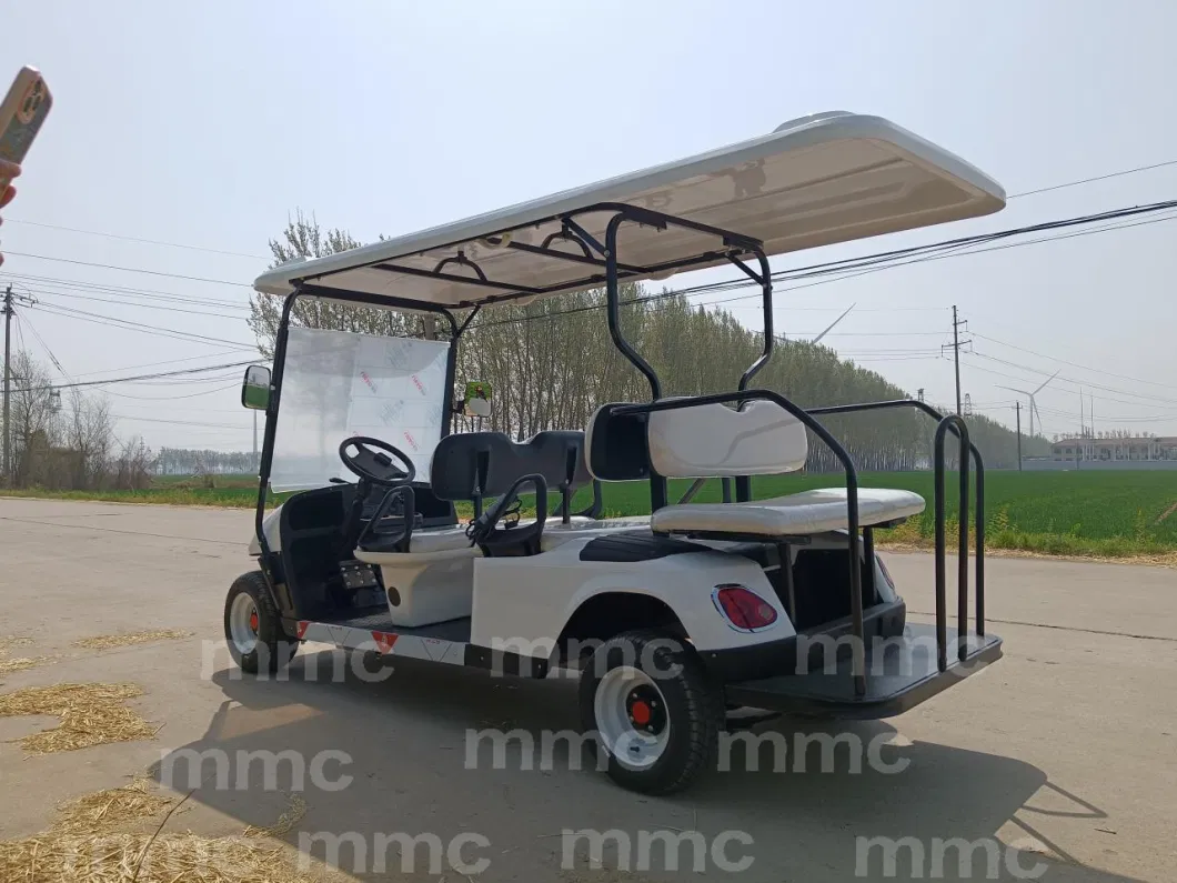 MMC Brand New 4 Wheel Electric Golf Cart 60V Lithium Battery Mobility Scooter 3 Rows of 6 Seats Electric Car