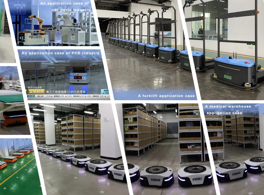 Hot Selling Automated Operation Industrial Agv Robot with CE and ISO Certification